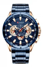 Reloj Curren 8363 Cuarzo Acero Inoxidable Cronógrafos Resist