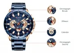 Reloj Curren 8363 Cuarzo Acero Inoxidable Cronógrafos Resist - Imagen 6