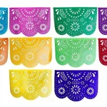 Guirnaldas Mexicanas Destello Floral - Papel Picado